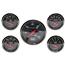 Auto Meter 1400 Gauge Kit, Designer Black Gauge Set, Mechanical Speedo Auto Meter 1400 Gauge Kit, Designer Black Gauge Set, Mechanical Speedo