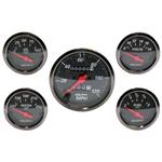 Auto Meter 1400 Gauge Kit, Designer Black Gauge Set, Mechanical Speedo
