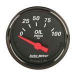 Auto Meter 1427 Black Electric Oil Pressure Gauges