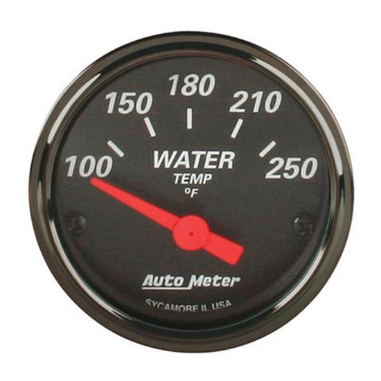 New Auto Meter Designer Black Electric Water Temperature Temp Gauge w 