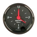 Auto Meter Black 12 Volt Electric Clock