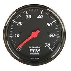 Auto Meter 1498 Black Electric Tachometer