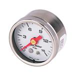 Auto Meter Hi-Vibration Pressure Gauge, 0-15 PSI