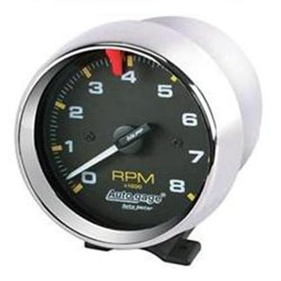 Auto Meter 2301 3-3/4 Inch 8000 RPM Tach, Chrome
