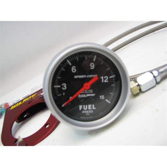 Garage Sale Auto Meter Fuel Pressure Gauge With Isolator Free