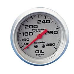 Auto Meter 4441 Ultra-Lite Oil Temperature Gauge, 140-280