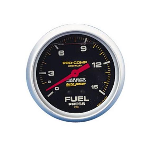 Auto Meter Liquid Filled Fuel Pressure Gauge