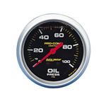 Auto Meter 5421 Pro-Comp Liquid Filled Oil Pressure Gauge, 0-100 psi