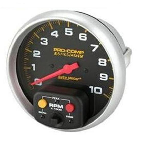 Auto Meter 6801 Pro-Comp In-Dash 5 Inch Monster Tach w/ Recall