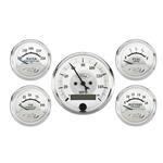 Auto Meter 880087 Masterpiece Silver Ford Five Gauge Set