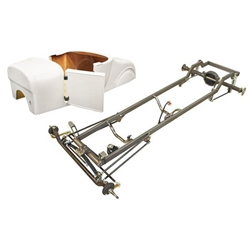 Deluxe '27 T-Bucket Frame Kit w/ Deluxe Body, Unchanneled Floor