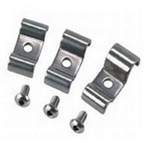 Stainless Steel Dual Brake Line Tube Clamps, Bag/12