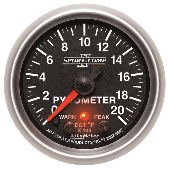 Auto Meter 3647 Sport-Comp II Digital Stepper Motor Pyrometer Gauge Auto Meter 3647 Sport-Comp II Digital Stepper Motor Pyrometer Gauge
