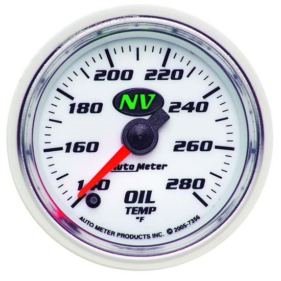 Auto Meter 7356 NV Digital Stepper Motor Oil Temperature Gauge Auto Meter 7356 NV Digital Stepper Motor Oil Temperature Gauge
