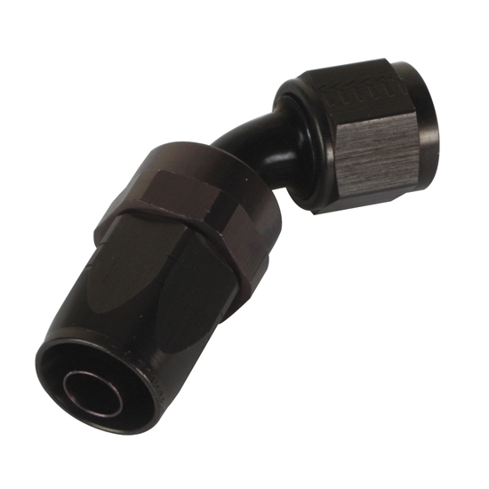 Aeroquip FBM4424 Black Hose End Coupler Fitting 45 Degree Angle -10 AN Aeroquip FBM4424 Black Hose End Coupler Fitting 45 Degree Angle -10 AN