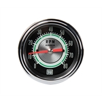 Stewart Warner 531CC Green Line 8,000 RPM Tachometer, 3-3/8 Inch