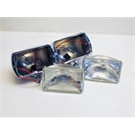 Garage Sale - Rectangular Chrome Headlights, Standard Bulb