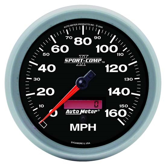 Auto Meter 3689 Sport-Comp II Air-Core Speedometer, 160 MPH, 5 Inch Auto Meter 3689 Sport-Comp II Air-Core Speedometer, 160 MPH, 5 Inch