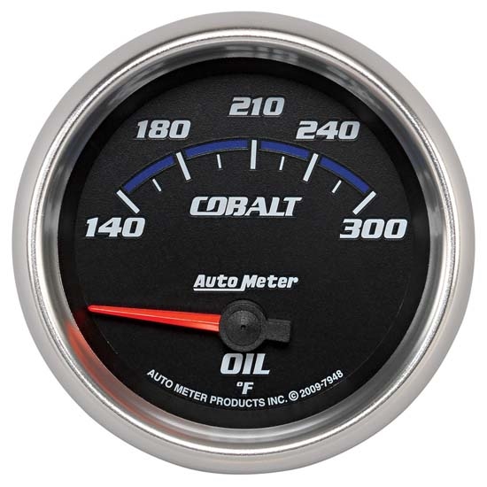Auto Meter 7948 Cobalt Air-Core Oil Temperature Gauge, 2-5/8 Inch Auto Meter 7948 Cobalt Air-Core Oil Temperature Gauge, 2-5/8 Inch