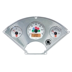 VDO A2C59519685 1955-56 Chevy Dash Insert w/ Ivory Viewline Gauges