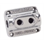 Edelbrock 12801 Polished 2-Carb Fuel Block Edelbrock 12801 Polished 2-Carb Fuel Block