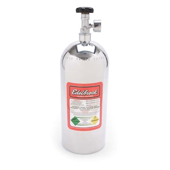 Edelbrock 72401 Nitrous System Nitrous Oxide Bottle, 10 Pounds eBay