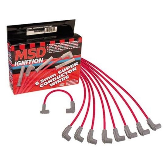 MSD 31199 8.5mm Spark Plug Wires, Universal 8 Cylinder Super Conductor MSD 31199 8.5mm Spark Plug Wires, Universal 8 Cylinder Super Conductor