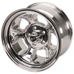Team III Wheels ET Five Window Wheel-Pol-15x8-5 on 4.5-4 Inch Backspce