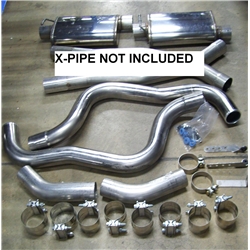 Garage Sale - Dual Exhaust Kit for 67-69 Camaro