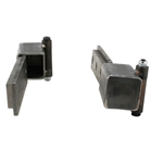 Universal Hidden Door Hinges, 1-Piece Straight Arm