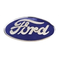 Blue Porcelain Ford Radiator Emblem for 1932 Car, 1932-35 Pickup