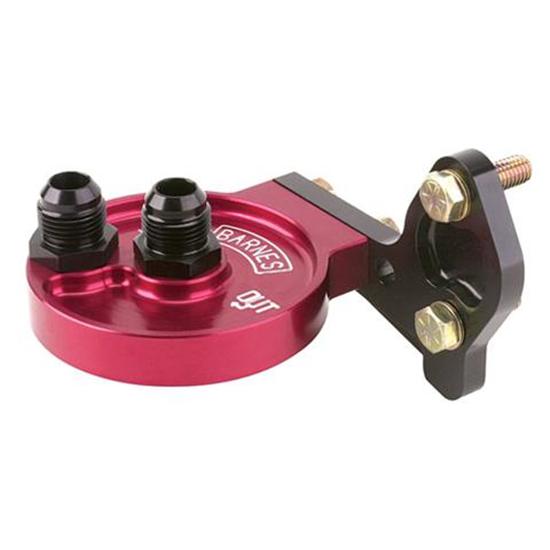 Barnes Billet Aluminum Sprint Front Mount Oil Filter Bracket