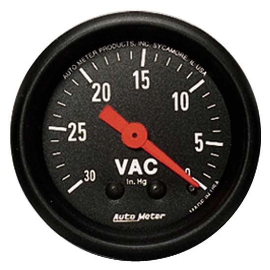 Auto Meter 2610 Z-Series Mechanical Vacuum Gauge, 2-1/16 Inch Auto Meter 2610 Z-Series Mechanical Vacuum Gauge, 2-1/16 Inch