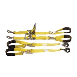 Safety Racing Four-Point Tie Down Kit, 10,000 lb. Rating