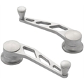 Lokar IDH-2014 Brushed Billet Aluminum Window Crank, GM, Ford 1949-Up