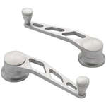 Lokar IDH-2014 Brushed Billet Aluminum Window Crank, GM, Ford 1949-Up