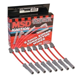 MSD Super Conductor Red Spark Plug Wire Set - 8.5mm LS1