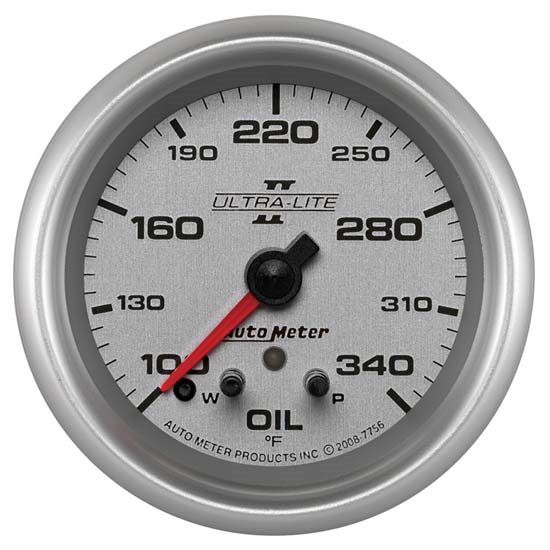Auto Meter 7756 Ultra-Lite II Digital Stepper Motor Oil Temp Gauge Auto Meter 7756 Ultra-Lite II Digital Stepper Motor Oil Temp Gauge