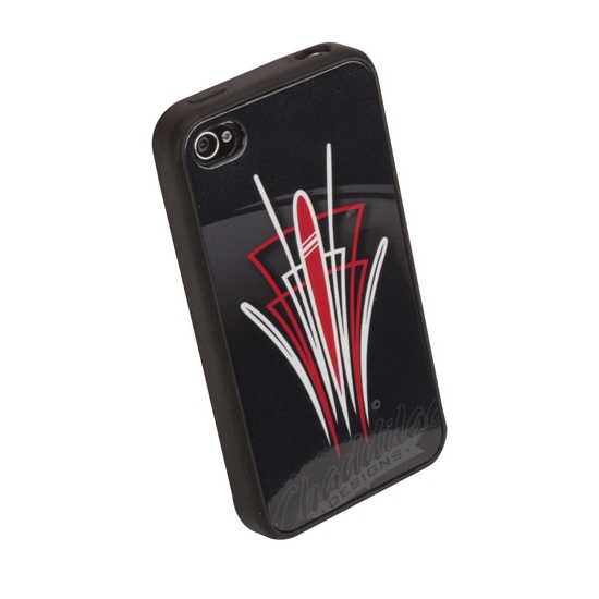 Pinstriped iPhone Cover - Black Pinstriped iPhone Cover - Black