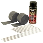 DEi 010330 Motorcycle Exhaust Pipe Wrap Kit, Black