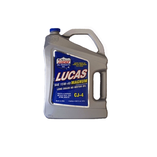 Lucas Oil 100761 SAE 15W40 Magnum High TBN CI4 Engine Oil, Gallon