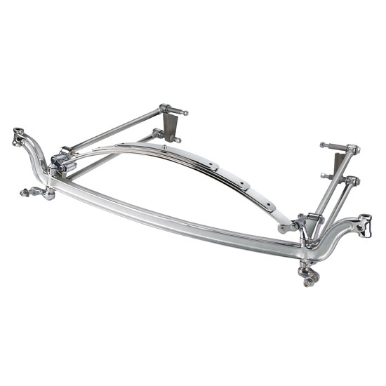1932-34 Ford 4-Bar 46 In I-Beam Axle Kit for Ford Spindles, Chrome 1932-34 Ford 4-Bar 46 In I-Beam Axle Kit for Ford Spindles, Chrome