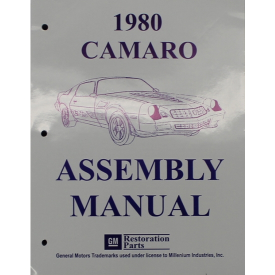 1980 Camaro Assembly Manual 1980 Camaro Assembly Manual