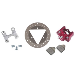 Ultra Lite Midget Left Front Brake Kit, Round Rotor