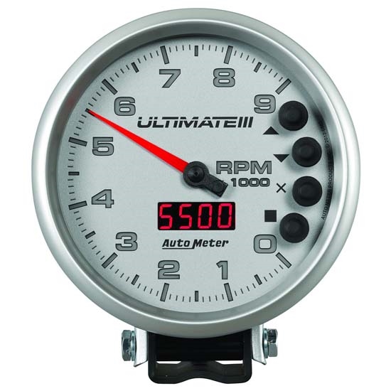 Auto Meter 6882 Ultimate Air-Core Pedestal Tachometer, 9k, 5 Inch Auto Meter 6882 Ultimate Air-Core Pedestal Tachometer, 9k, 5 Inch