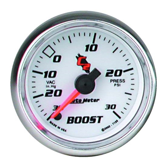 Auto Meter 7159 C2 Digital Stepper Motor Boost/Vacuum Gauge Auto Meter 7159 C2 Digital Stepper Motor Boost/Vacuum Gauge