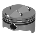 Icon Chevy 350 Vortec Forged Pistons, .163 Dome, 6.0 Rod