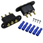 Painless Wiring 40023 Jamb Tac Door Jamb Connector, 3 Wire