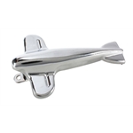 Pedal Car Parts, Airplane Hood Ornament, Chrome