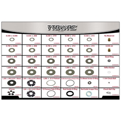 AFCO Aluminum Body Twin-Tube Shock Rebuild Kit, Base/Bleed Shims